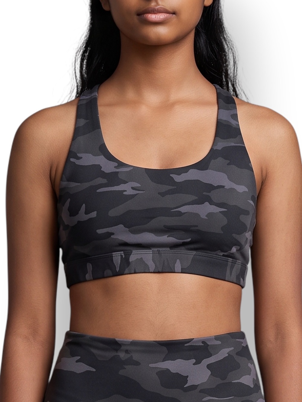 4/$20 Athleta Camo Racerback Sports Bra